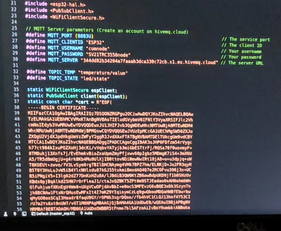 ESP32 master firmware in VS Code / PlatformIO